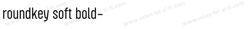 roundkey soft bold字体转换